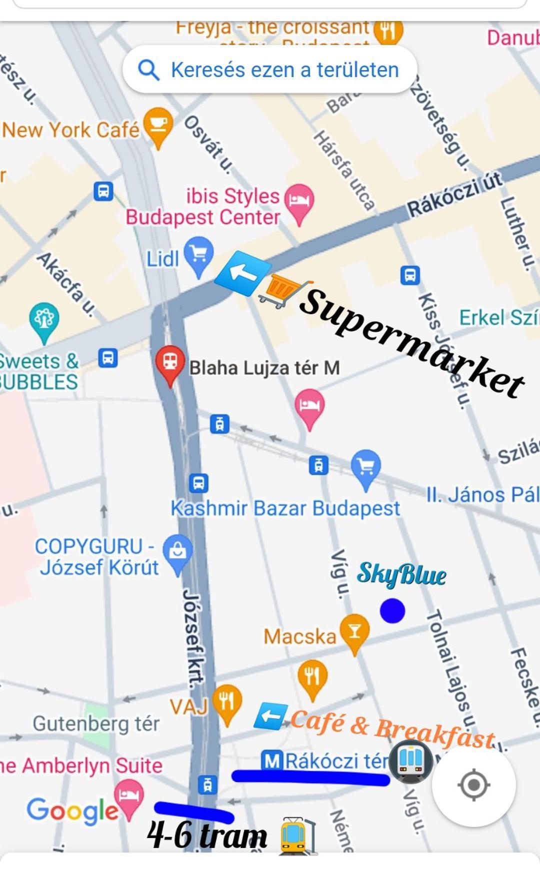 בודפשט Skyblue Apartment מראה חיצוני תמונה